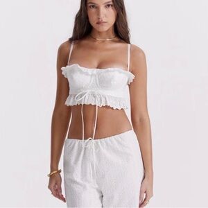 House of CB London Federica Top White Size XS